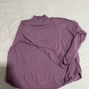 Madewell Purple Long-Sleeved Top